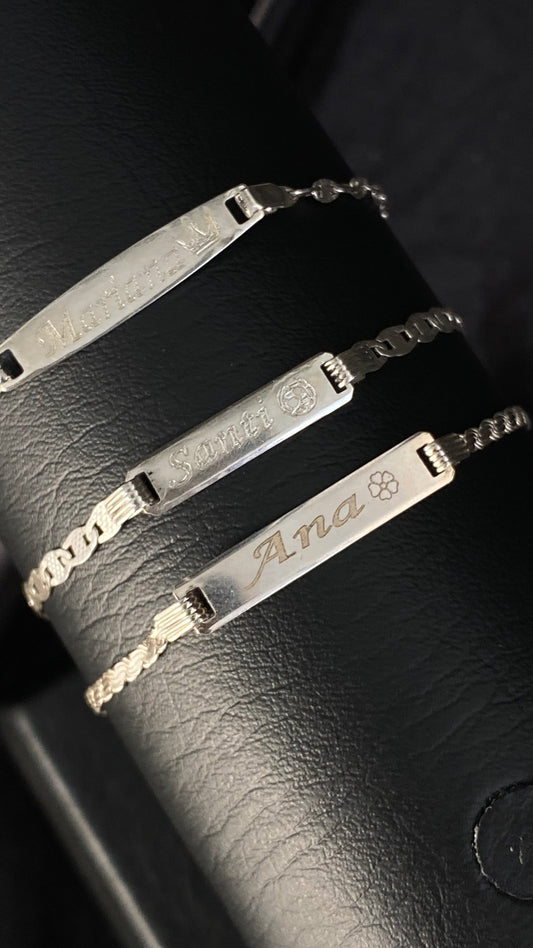 Esclava Personalizada en Plata Ley 925