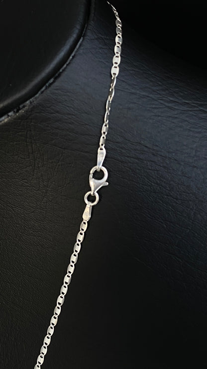 Cadena diamantada Plata 925 + Dije