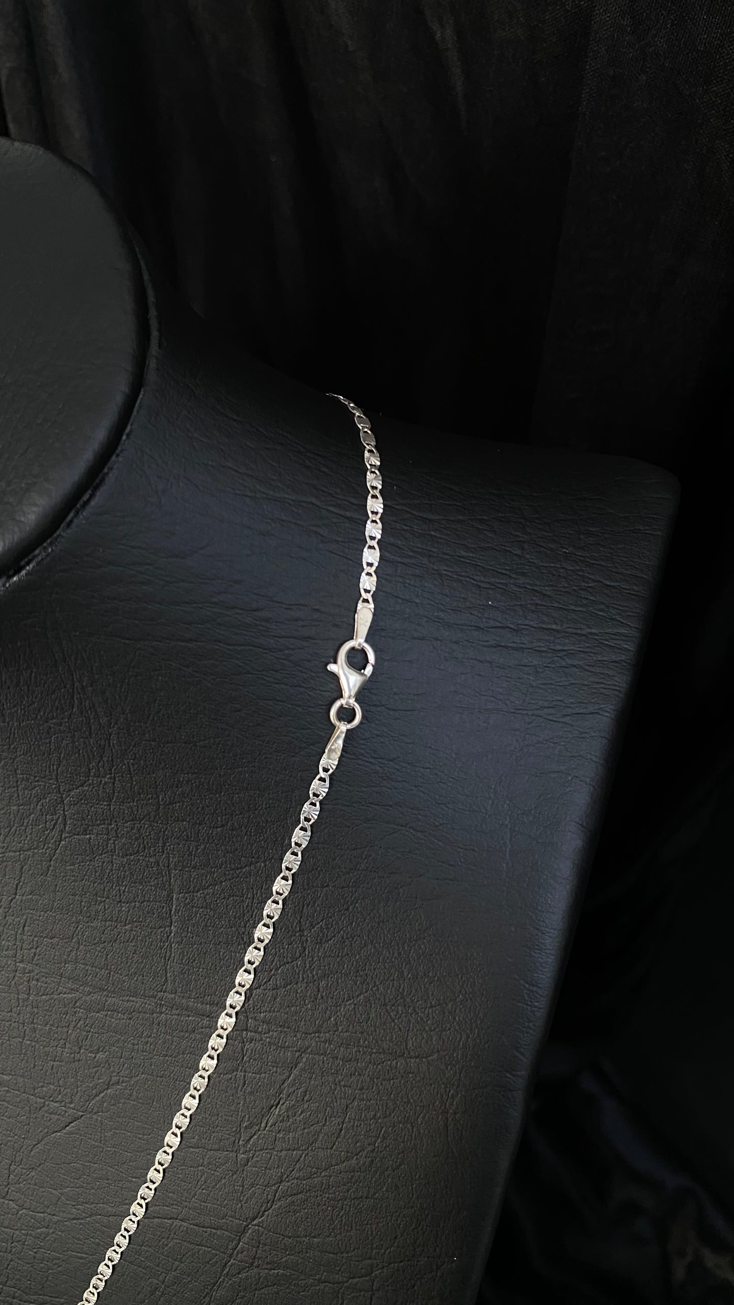 Cadena Plata Diamantada Ley 925 con Dije en Oro Laminado