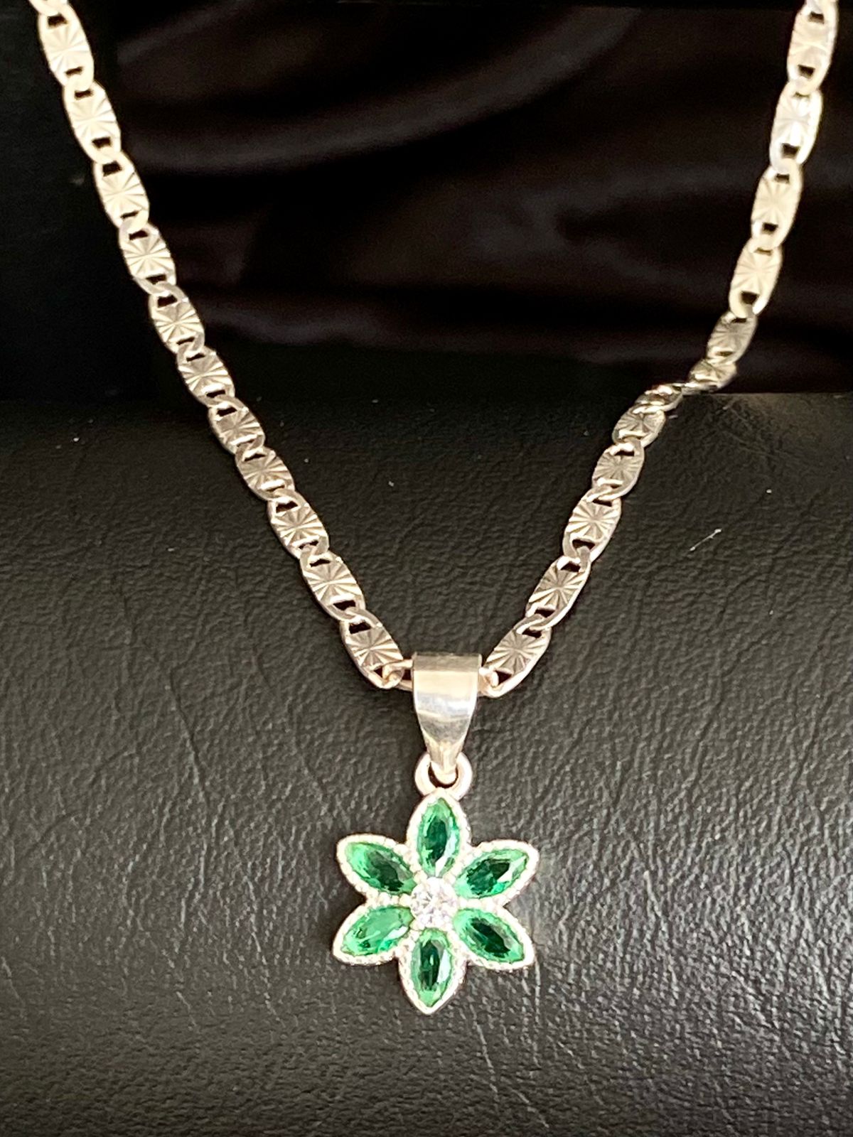 Cadena diamantada Plata 925 + Dije