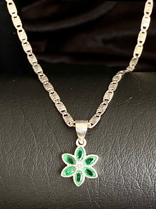 Cadena diamantada Plata 925 + Dije