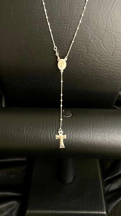Símbolo de Fe Diamantada Plata 925
